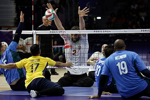 2024 Paris Paralympics: Sitting volleyball match Iran vs Brazil